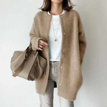 Warme Merinowolle Jacke Damen