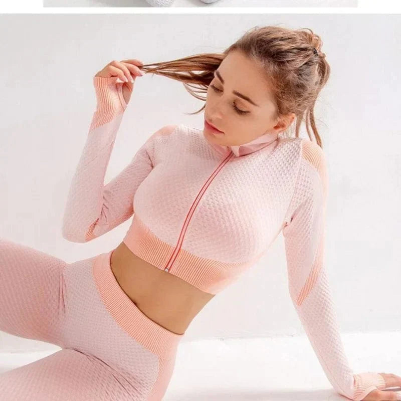 Damen Sport Outfit 3-teilig