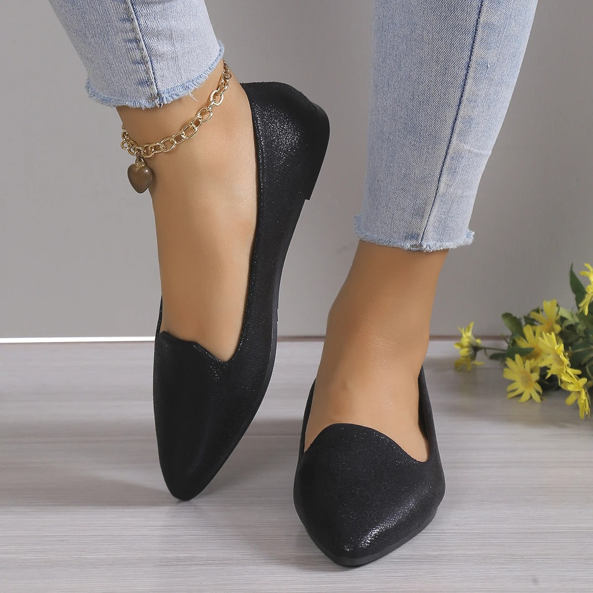 Damen Ballerinas Frühling Trendy Schuhe