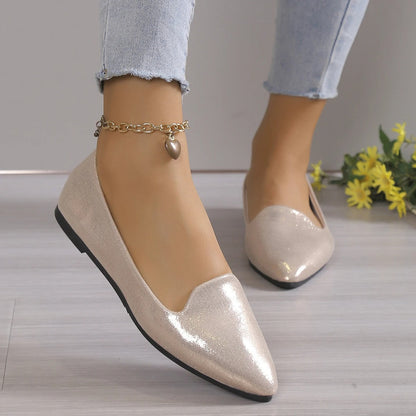 Damen Ballerinas Frühling Trendy Schuhe - IdealeKleiden