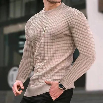 Eleganter Strickpullover Milano Slim Fit Design