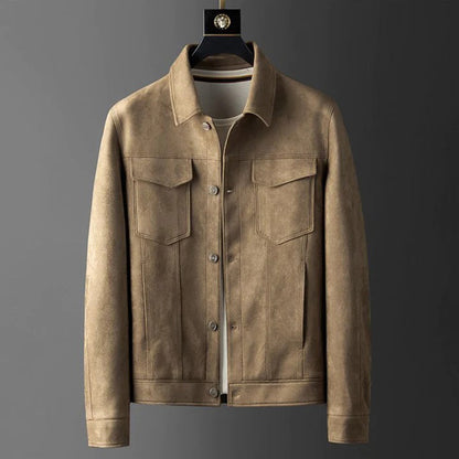 Herren Wildlederjacke Wind- und Wasserfest