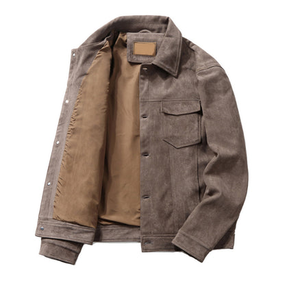 Herren Wildlederjacke Wind- und Wasserfest
