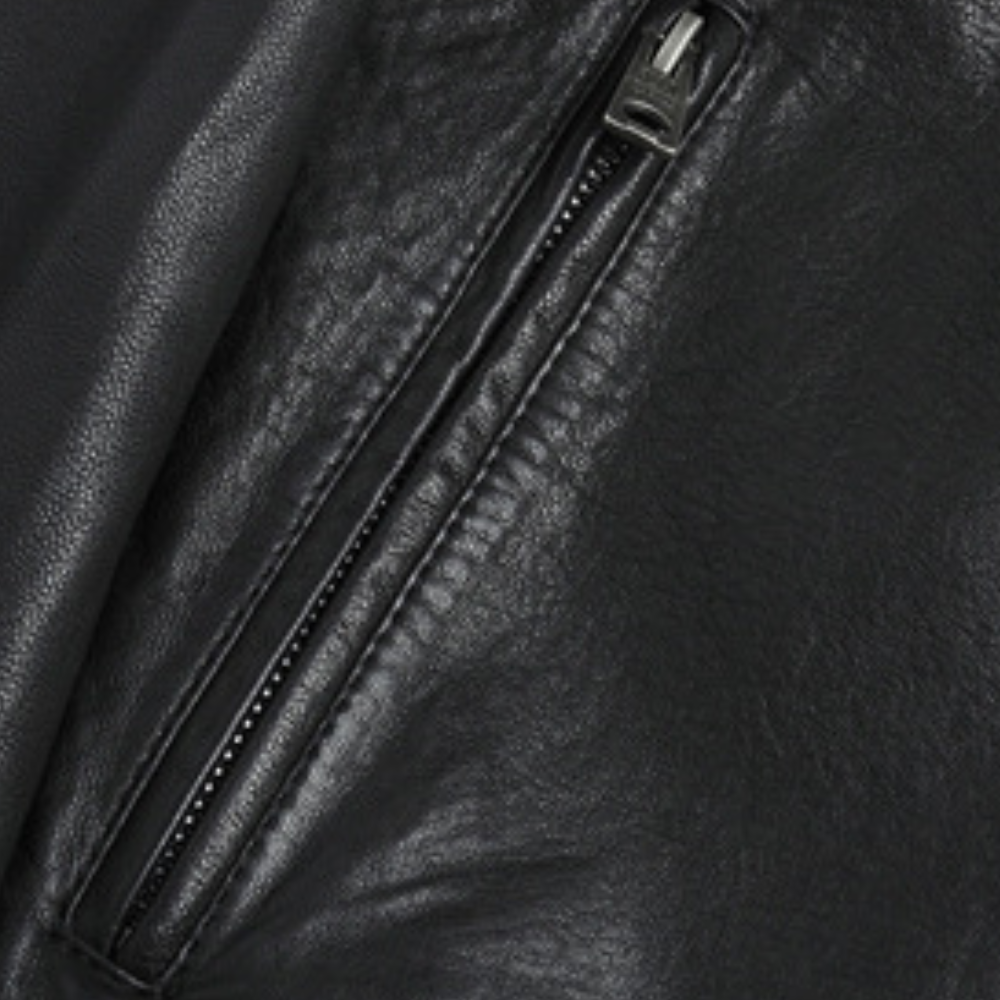 Herren Lederjacke Herbst Warm Winddicht - IdealeKleiden