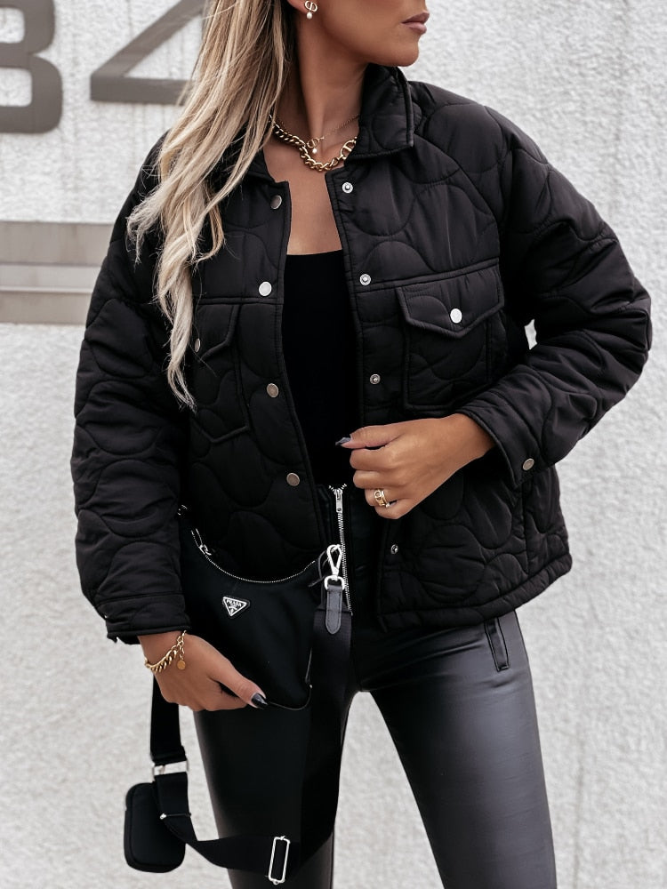 Eleganter Damenwintermantel Stilvoll Warm