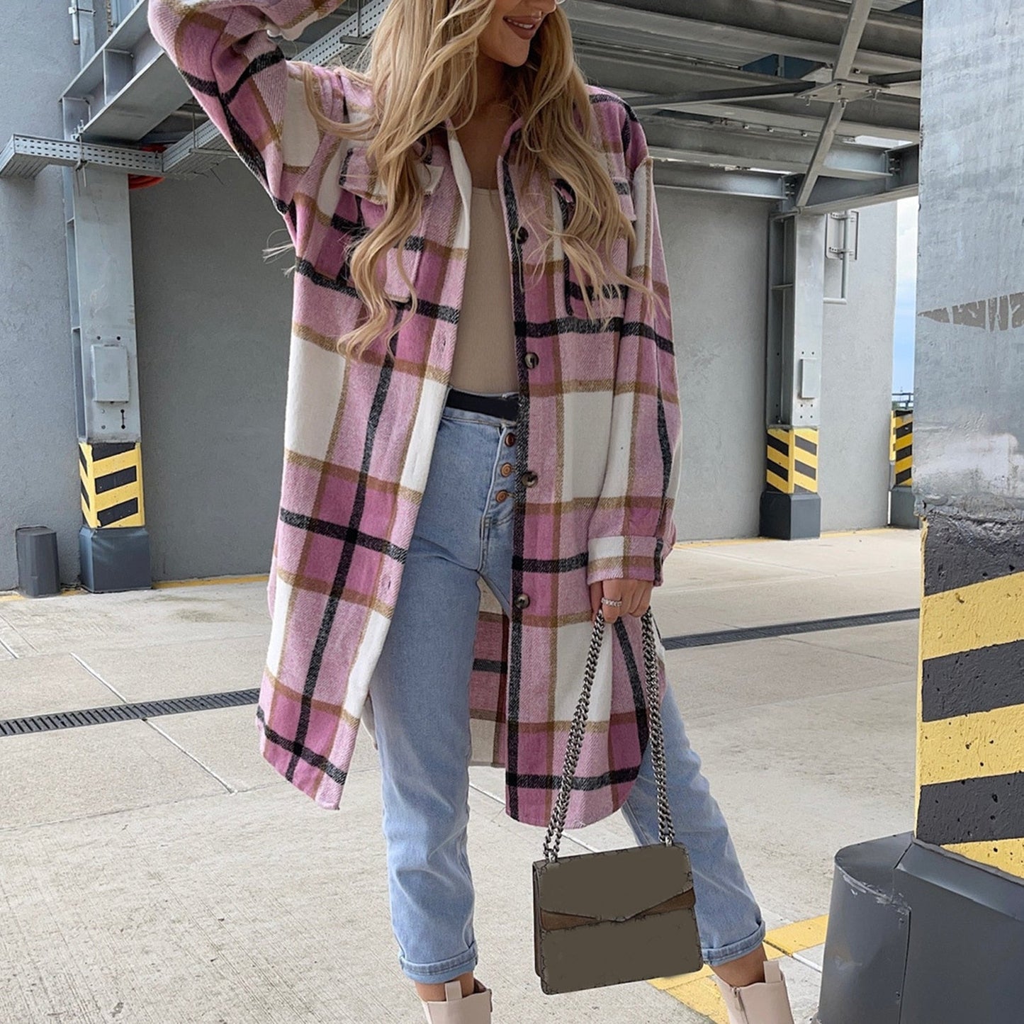 Elegante Damenjacke Vielseitig Alle Jahreszeiten