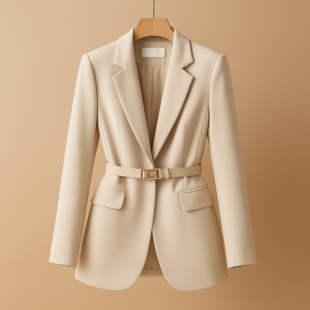 Damen Blazer Elegant Taillierte Form - IdealeKleiden