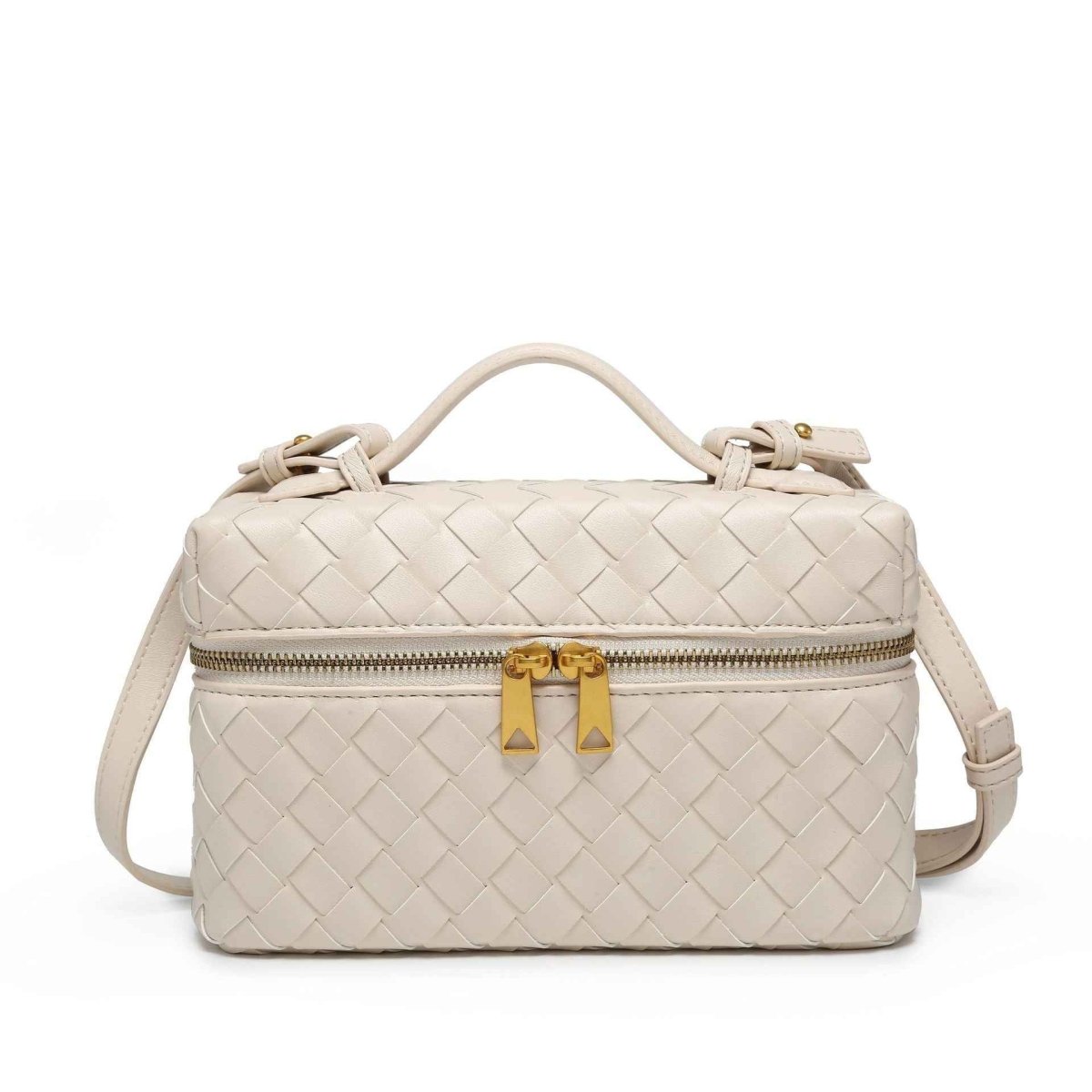 Stilvolle Damenhandtasche mit Textildesign