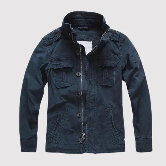 Praktische Outdoor-Jacke Mit Vielen Taschen
