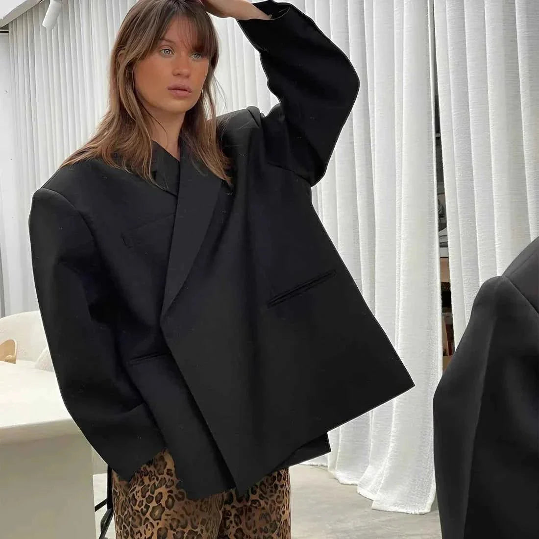 Stylische Damen Blazer Große Größen - IdealeKleiden