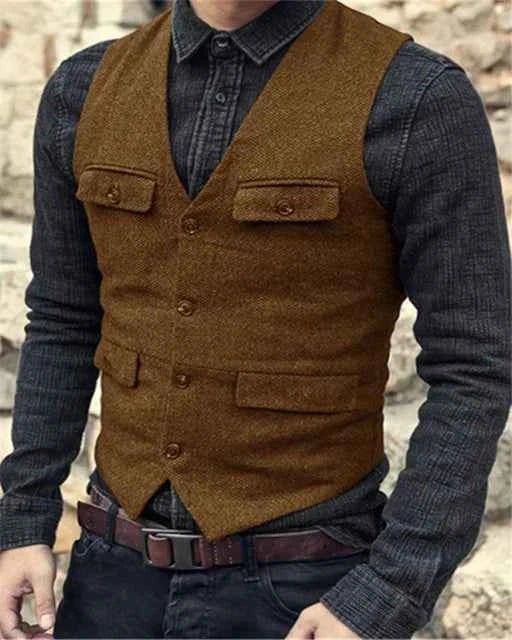 Stylische Herrenweste Modern Slimfit