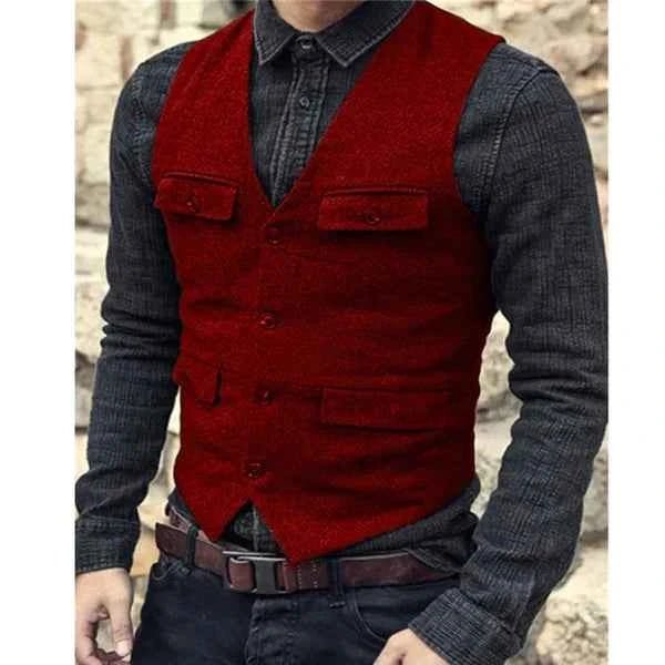 Stylische Herrenweste Modern Slimfit