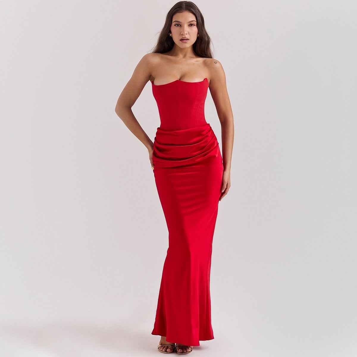 Elegantes Abendkleid Mit Korsett