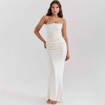 Elegantes Abendkleid Mit Korsett - IdealeKleiden