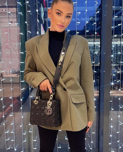 Stylischer Damenblazer Mit Taschen - IdealeKleiden