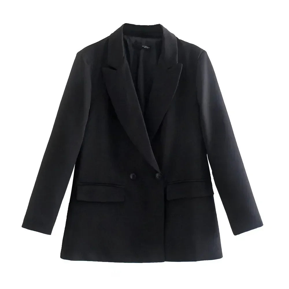 Stylischer Damenblazer Mit Taschen