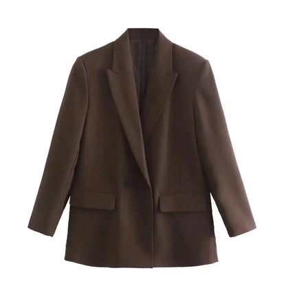 Stylischer Damenblazer Mit Taschen