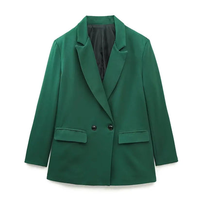 Stylischer Damenblazer Mit Taschen