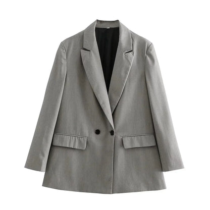 Stylischer Damenblazer Mit Taschen