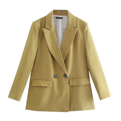 Stylischer Damenblazer Mit Taschen