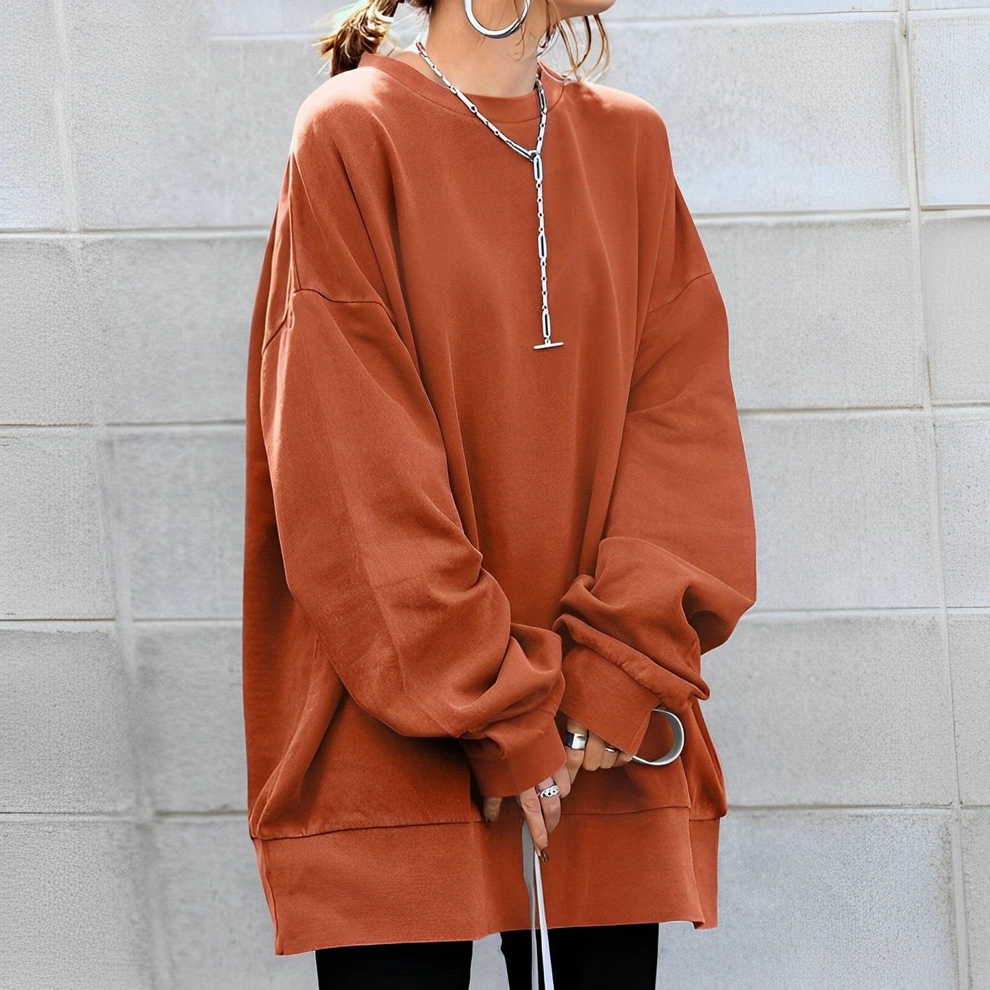 Übergröße Sweatshirt Großzügig Bequem