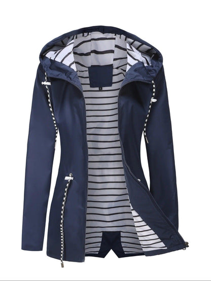 Wasserfeste Lange Outdoor-Jacke