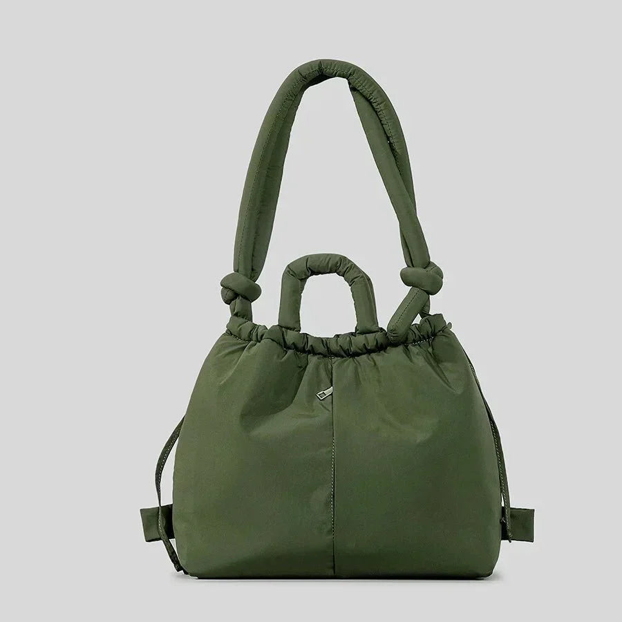 Damen Schultertasche Groß Gepolstert