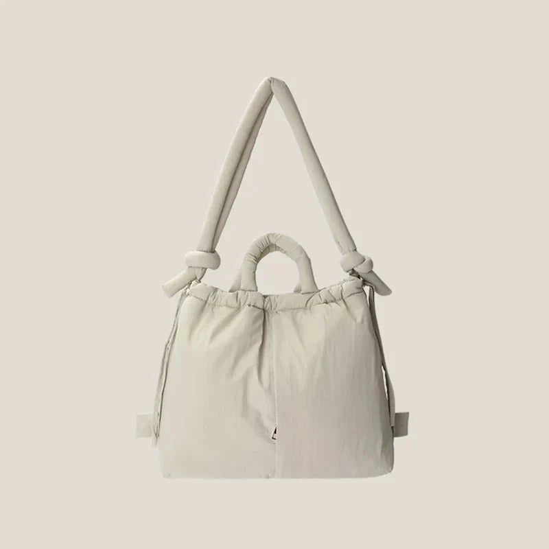 Damen Schultertasche Groß Gepolstert