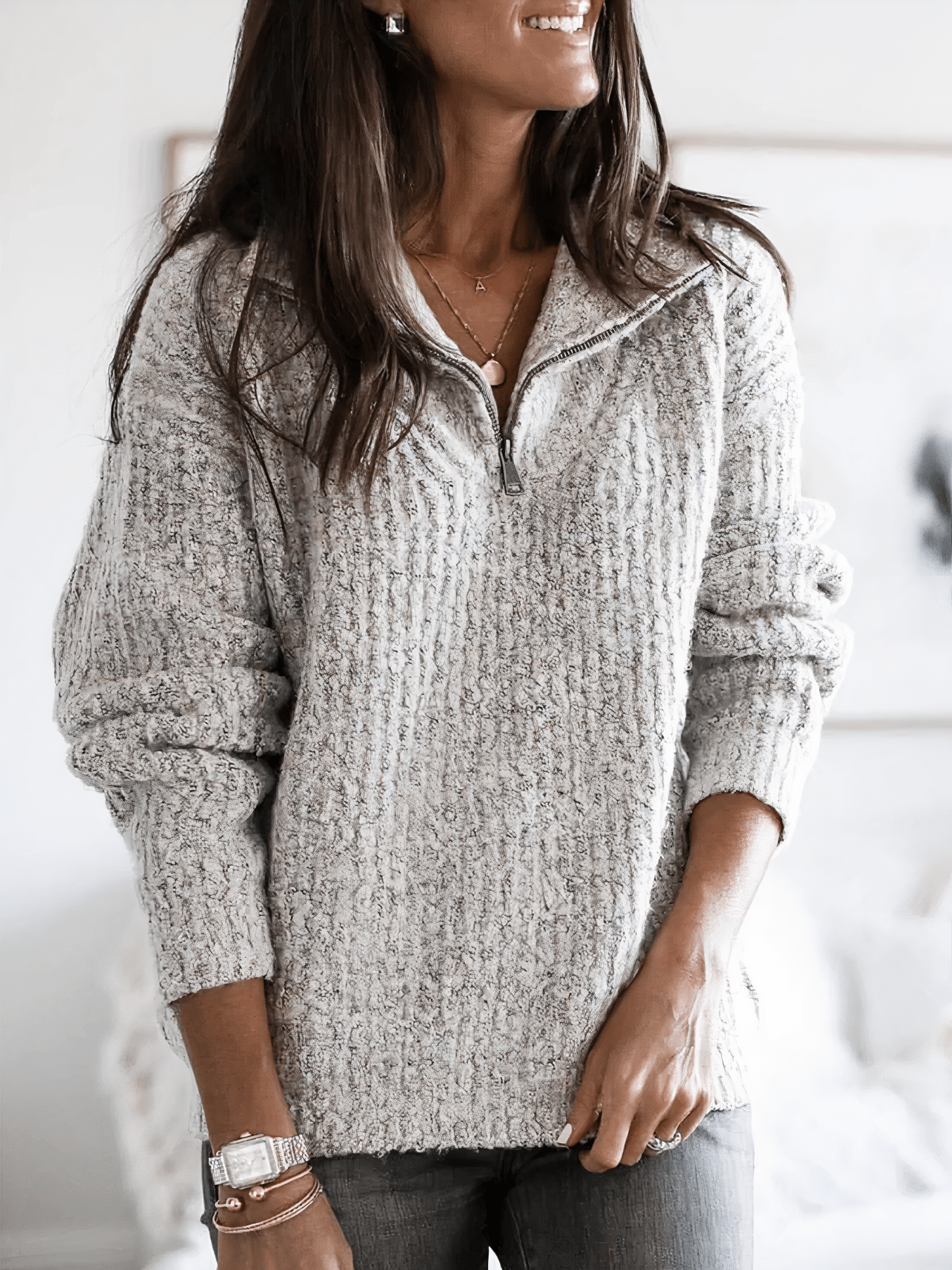 Stylischer Pullover Damen Elegant