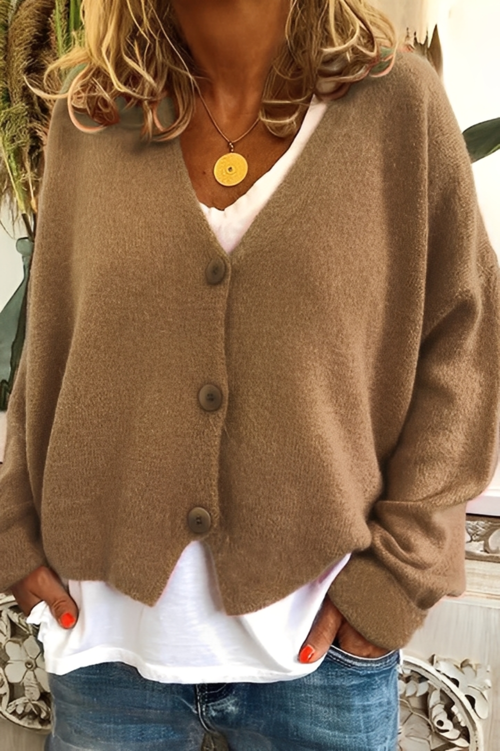 Stylischer Damen Pullover Bequem Modern - IdealeKleiden