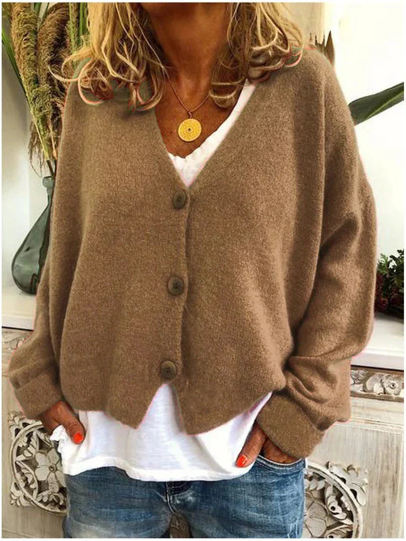 Damen Cardigan Elegant Weich - IdealeKleiden