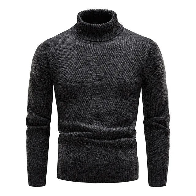 Herren Rollkragenpullover Bequem Elegant