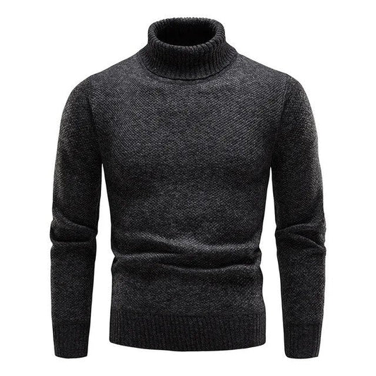 Herren Rollkragenpullover Modern Komfortabel - IdealeKleiden