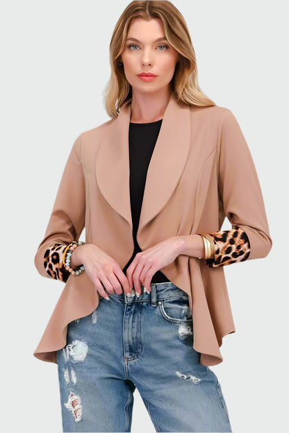 Stylisher Blazer mit Panther Muster