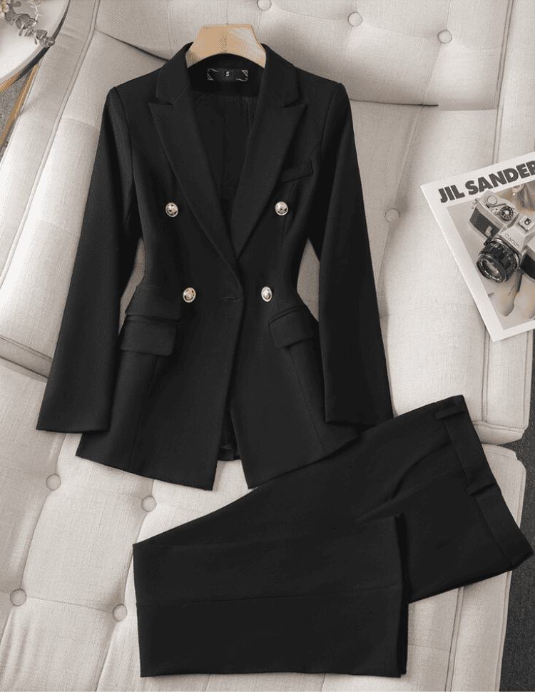Elegantes Frauen Zweiteiler Chic Abendkleid