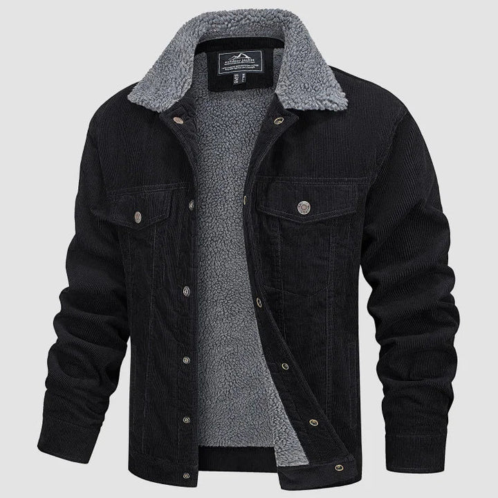 Herren Cordjacke Warm Bequem