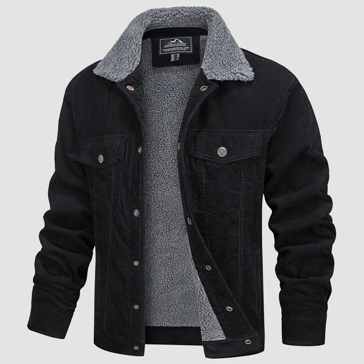 Modische Cordjacke Herren Trend