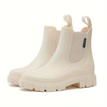 Damen Chelsea Stiefel Wasserdicht Elegant