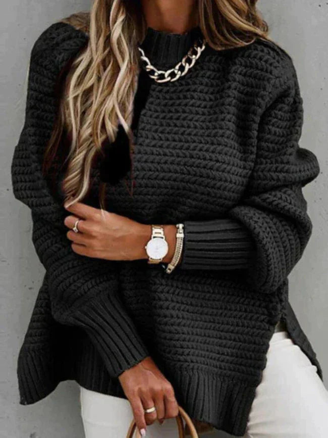 Weiches Strickkleid | Damenpullover Elegant Geschnitten