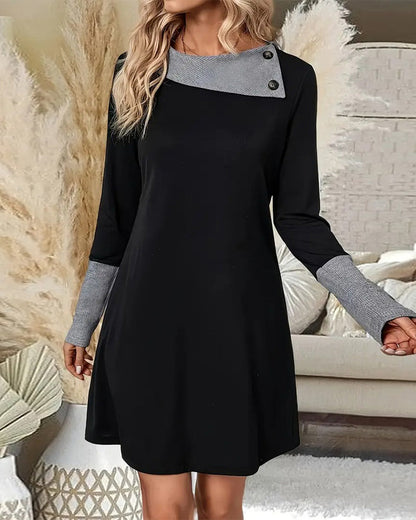 Lässige Damenkleidung | Casual Oberteil mit Schrägem Halsausschnitt - IdealeKleiden