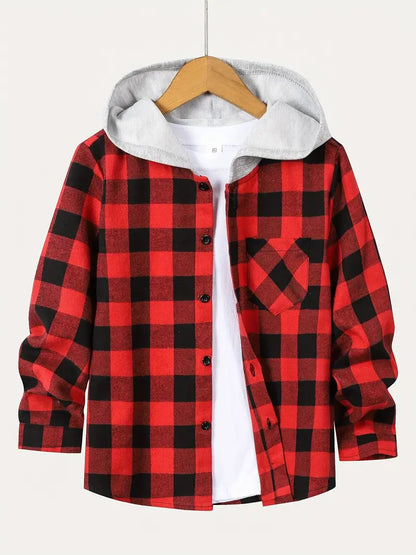 Herren Hemd Modern Button-Down Stil