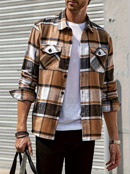 Herrenjacke Karomuster Modern Style