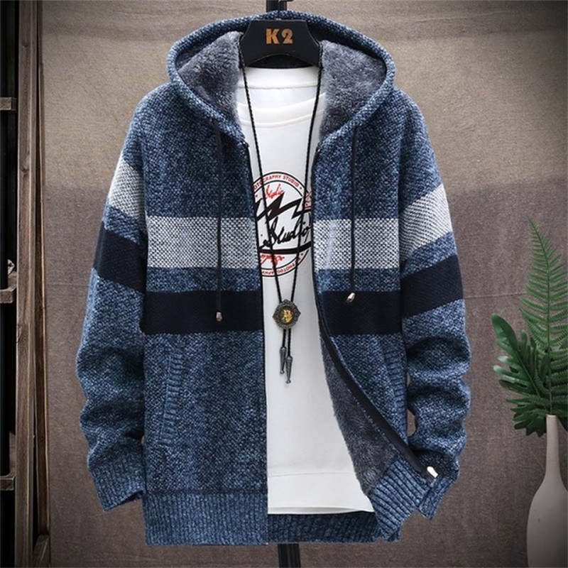 Herren Kapuzenpullover Warm Winterlich