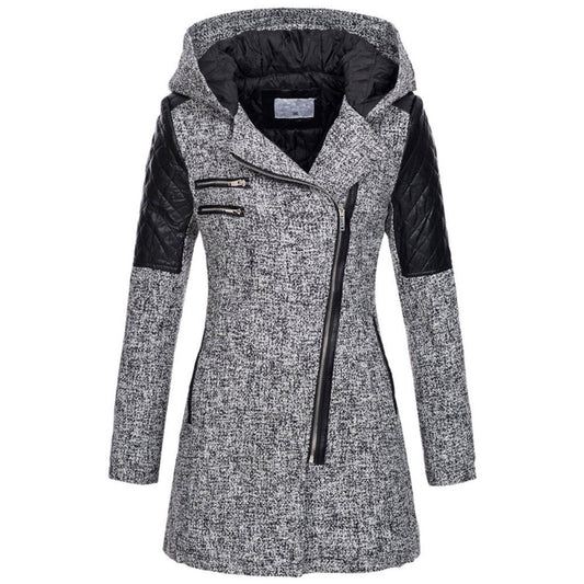 Warmes Winterkleid Damen Parka - IdealeKleiden