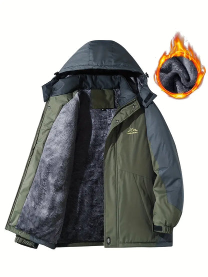 Warme Winterjacke Herren Wasserdicht Isoliert