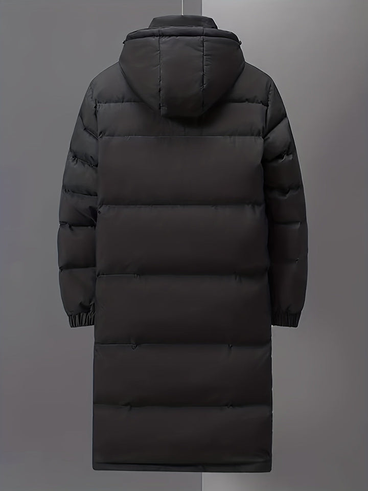 Warme Damenpufferjacke Kapuze Winter - IdealeKleiden