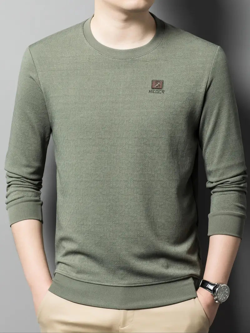 Casual Pullover Rundhals Herren