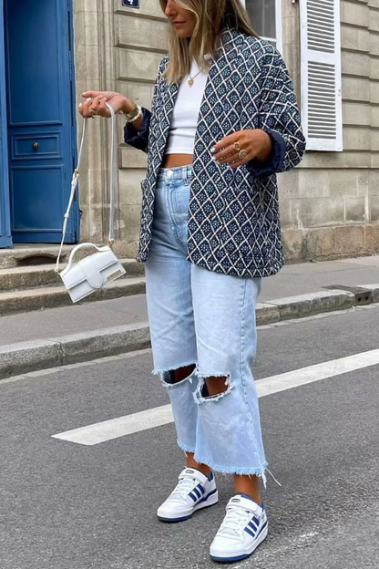 Sommerjacke Leicht Baumwolle Freizeit