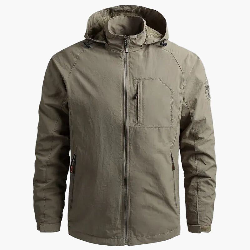 Praktische Outdoorjacke Wasserdicht Atmungsaktiv Sommer - IdealeKleiden