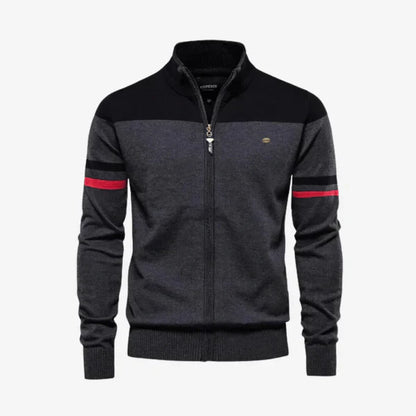 Falko - Stilvolle Zip-Jacke Moderner Kragen